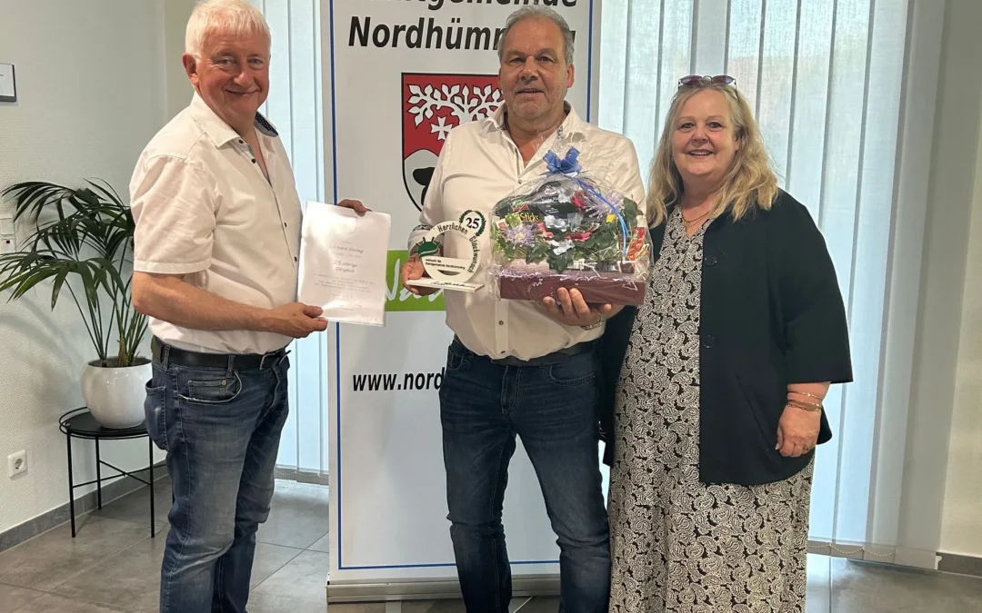 Unser Hausmeister – Gerd Eissing- feiert sein 25jähriges Dienstjubiläum 